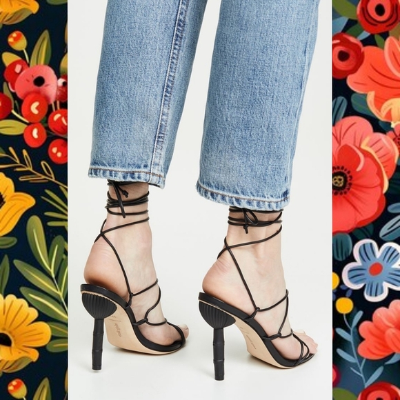 Cult Gaia Soleil Lace Up High Heel Sandals - Picture 3 of 12